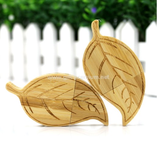 <font color='#0000FF'>Wooden Leaf USB Flash Drive      </font>