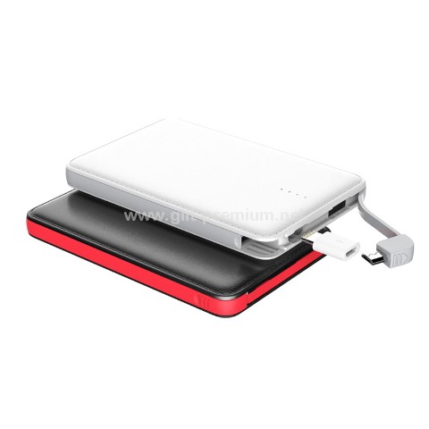 Power Bank 5000mAh Built-in Lightning or Type C connector