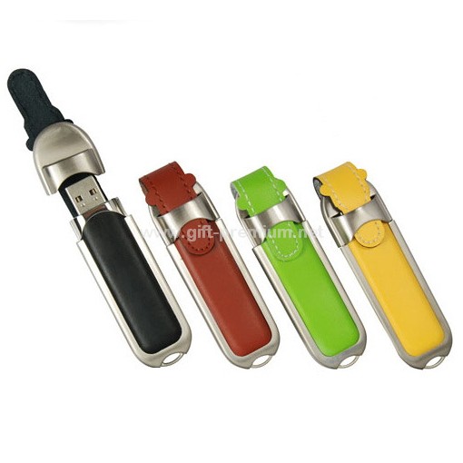 PU Leather USB Flash Drive