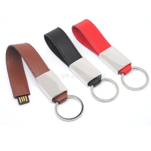 Keychain PU USB Flash Drive