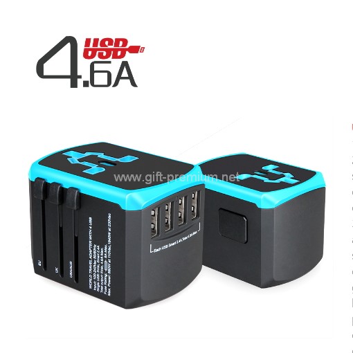 4 USB travel adapter (Fused)