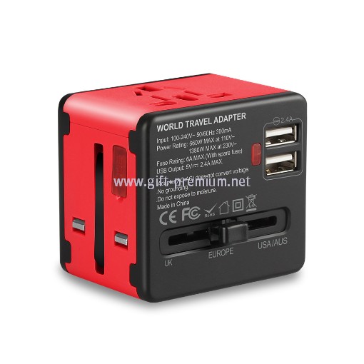 2 USB Travel Adapter ( Fused )